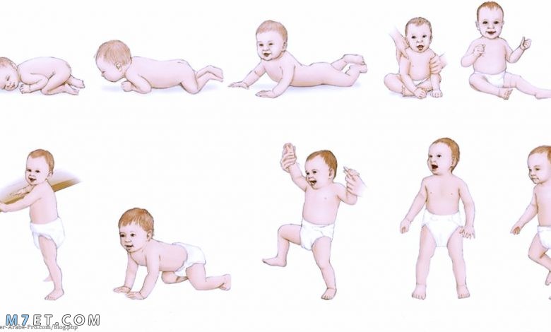 مراحل نمو الطفل الرضيع