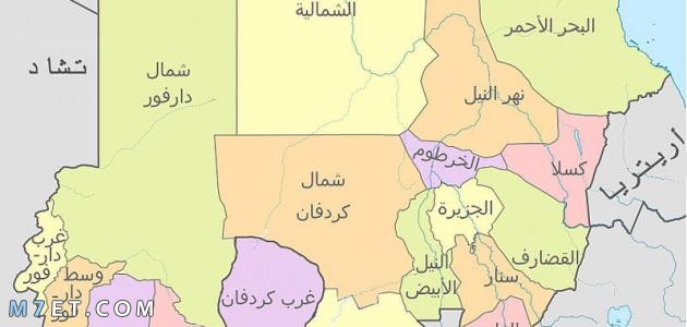 ما عدد الدول العربية التي لها حدود مشتركة مع السودان