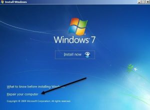 كيفية إعادة تعيين كلمة مرور windows 7