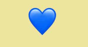 معنى القلب الأزرق